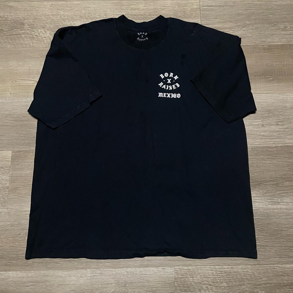 Men’s Born X Raised Merch Mexico Rocket t-shirt black size XXL brand new